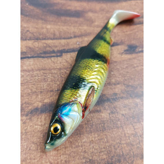 Силікон Savage Gear LB 4D Herring Shad 130mm 17.0g Perch (поштучно), Довжина силікону: 130mm, Колір силікону: Perch, фото , изображение 3