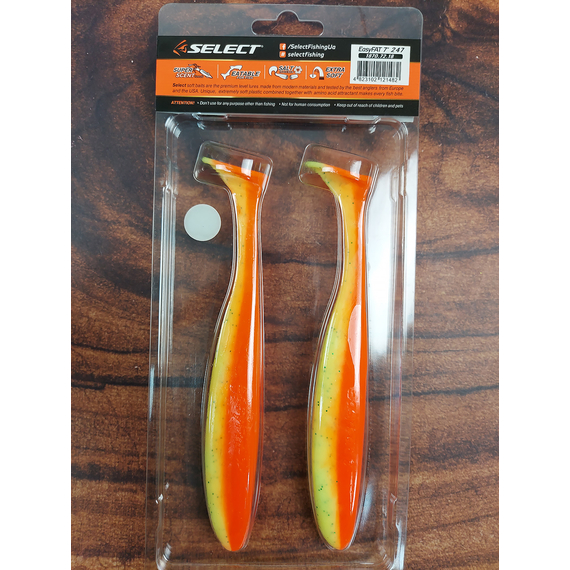 Силікон Select Easy Fat 7" #247 (2 шт / уп), Довжина силікону: 7" (17.5 см), Колір силікону: 247, фото , изображение 4