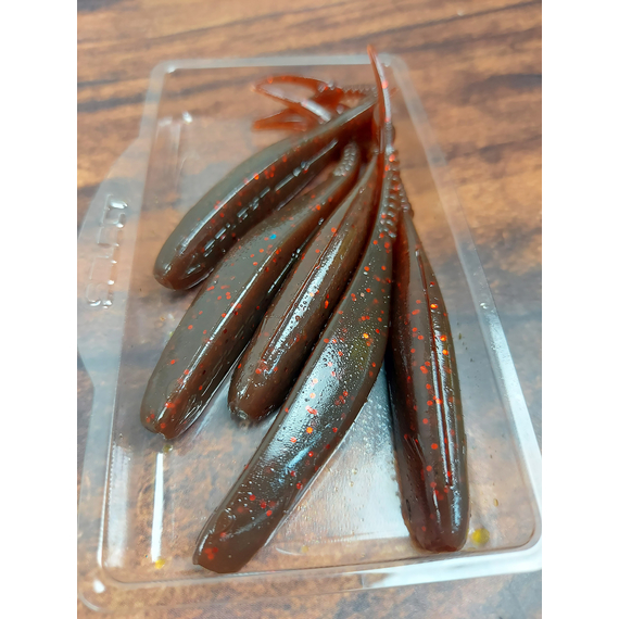 Силікон Select Victim V-Tail 4" #103 (5 шт / уп), Довжина силікону: 4.0" (10.16 см), Колір силікону: 103, фото , изображение 5