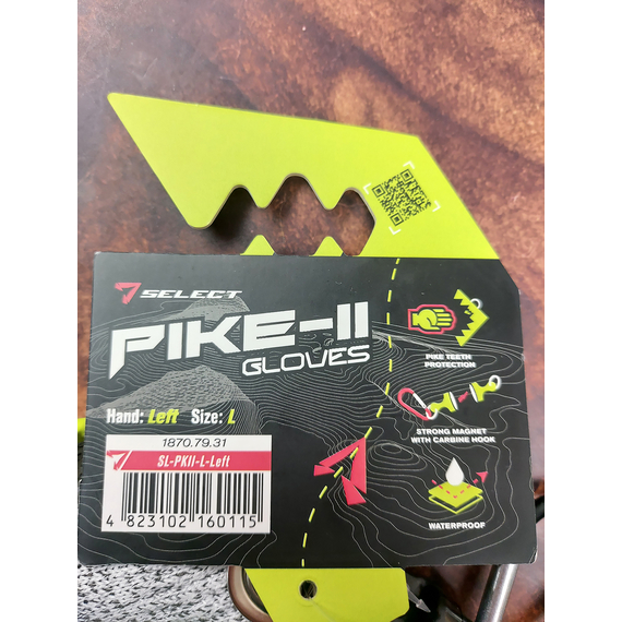 Риболовна рукавичка Select Pike-II ліва L — для безпечного виважування риби, комфортна та водостійка, Розмір: L (ліва), фото , изображение 11