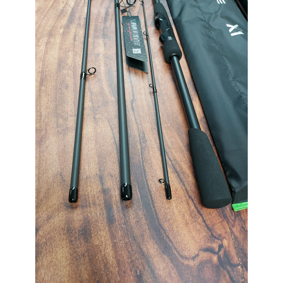 Спінінг Favorite X1 Travel 764M (2.29м, 6–24г, Ex.Fast, 4 секції) — тревел-варіант для класичного джига, Модель: 2.29m 6-24g, фото , изображение 12