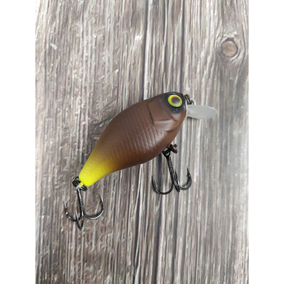 Воблер Jackall Chubby 38мм 4г Pellet Yellow Floating, Размер/Вес: 38мм/4г, Цвет воблера: Pellet Yellow, фото , изображение 4