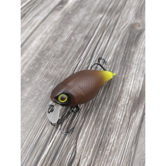 Воблер Jackall Chubby 38мм 4г Pellet Yellow Floating, Размер/Вес: 38мм/4г, Цвет воблера: Pellet Yellow, фото , изображение 5