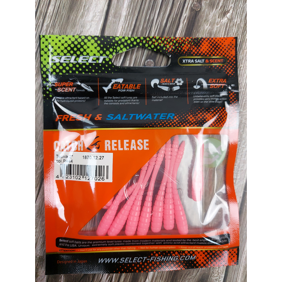 Силікон Select Tsunik 2" col.PA44 (10 шт/упак), Довжина силікону: 2" (5.08 см), Колір силікону: PA44, фото , изображение 3