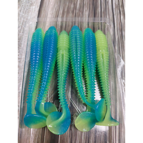 Силікон Select FatFish 2.4" #245 (6 шт / уп), Довжина силікону: 2.4" (6.1 см), Колір силікону: 245, фото , изображение 6