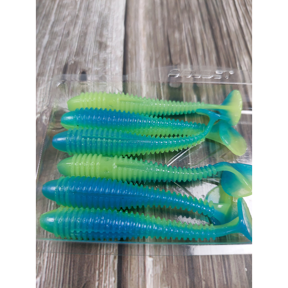 Силікон Select FatFish 2.4" #245 (6 шт / уп), Довжина силікону: 2.4" (6.1 см), Колір силікону: 245, фото , изображение 7