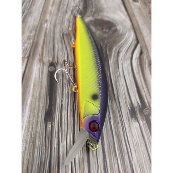 Воблер Jackall Rerange 110SP 14.8g Purple Mohican Suspending, Розмір/Вага: 110мм/14.8г, Колір воблера: Purple Mohican Suspending, фото , изображение 8