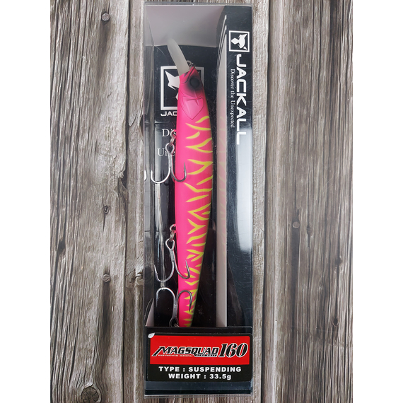 Воблер Jackall Magsquad 160SP 160mm, 33.5g, Dragon Fruit Mat Tiger, фото , изображение 3