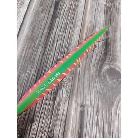 Воблер Jackall Magsquad 160SP 160mm, 33.5g, Dragon Fruit Mat Tiger, фото , изображение 6