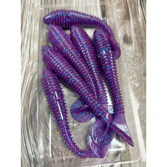 Силикон Select FatFish 3" #800 (6 шт/уп), Длина силикона: 3" (7.62 см), Расцветка силикона: 800, фото , изображение 7