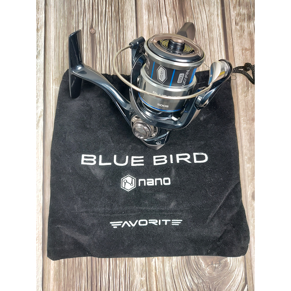 Котушка Favorite Blue Bird 500S (2025), низькопрофільна шпуля, 9+1 підшипник — для ультралайтової риболовлі, Розмір шпулі: 500S, фото , изображение 12