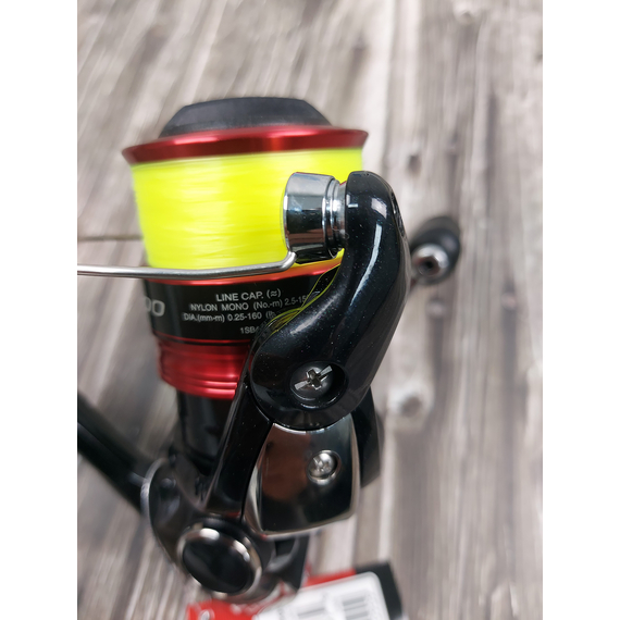 Котушка Shimano Sienna 2500 FG + Жилка 0,26mm (без коробки), Розмір шпулі: 2500+mono, фото , изображение 4