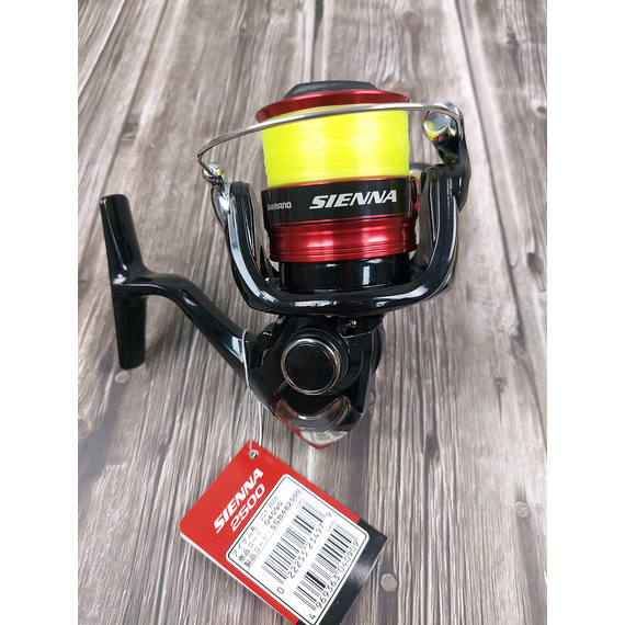 Котушка Shimano Sienna 2500 FG + Жилка 0,26mm (без коробки), Розмір шпулі: 2500+mono, фото , изображение 8