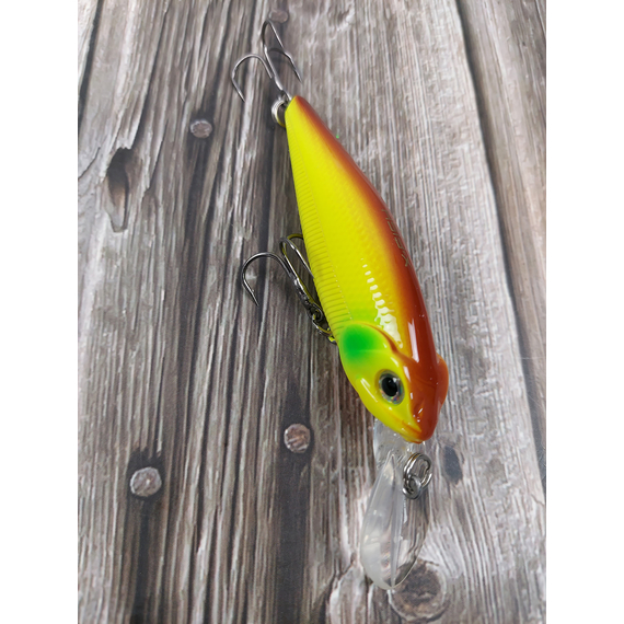 Воблер X-Fish Robber 80F 80mm 9.5g #004 (0.5-1.0m), Размер/Вес: 80mm/9.5g, Цвет воблера: 004, фото , изображение 5