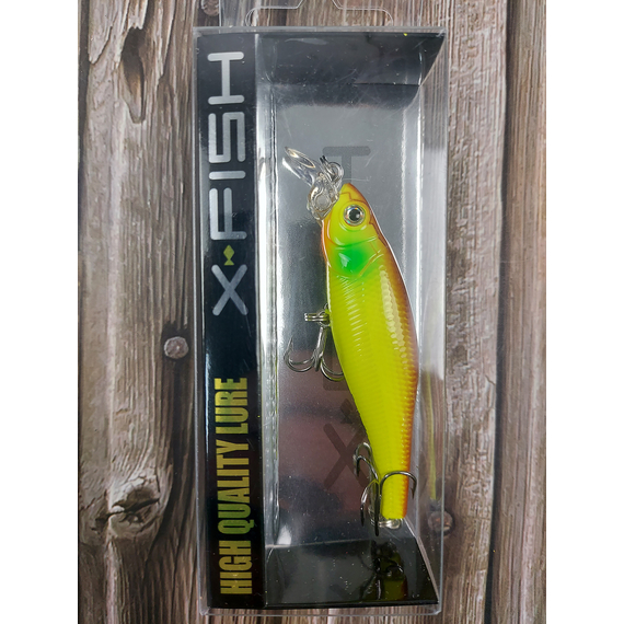 Воблер X-Fish Dude 70SP 70mm 6.5g #004 (0.6-1.5m), Розмір/Вага: 70mm/6.5g, Колір воблера: 004, фото , изображение 3