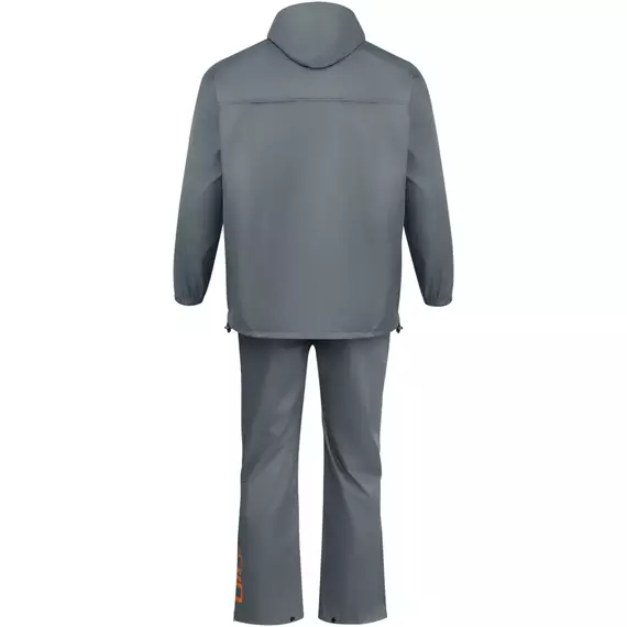 Дощовий костюм Brain Rain Suit сірий (L) — захист від дощу та вітру, Розмір: L, фото , изображение 6