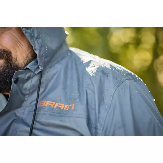 Дощовий костюм Brain Rain Suit сірий (XXXL) — захист від дощу та вітру, Розмір: XXXL, фото , изображение 24