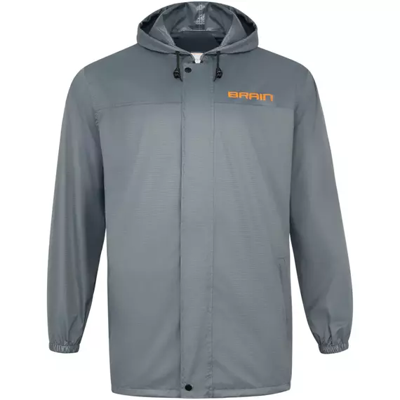 Дощовий костюм Brain Rain Suit сірий (M) — захист від дощу та вітру, Розмір: M, фото , изображение 7