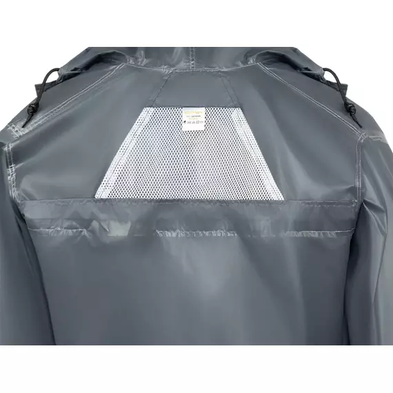 Дощовий костюм Brain Rain Suit сірий (XL) — захист від дощу та вітру, Розмір: XL, фото , изображение 12