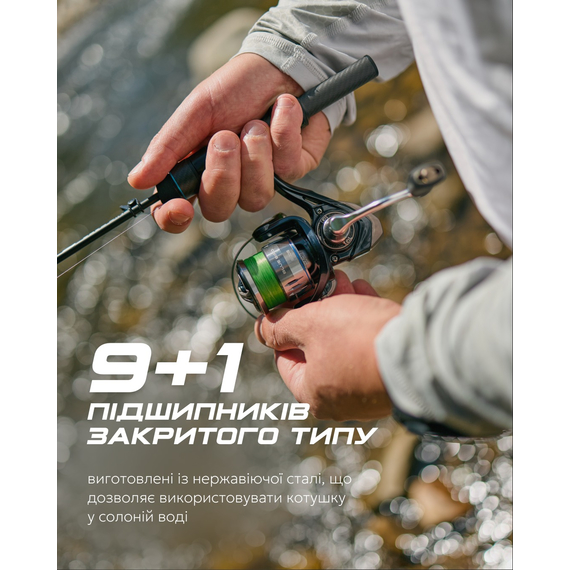 Котушка Favorite Blue Bird 500S (2025), низькопрофільна шпуля, 9+1 підшипник — для ультралайтової риболовлі, Розмір шпулі: 500S, фото , изображение 7