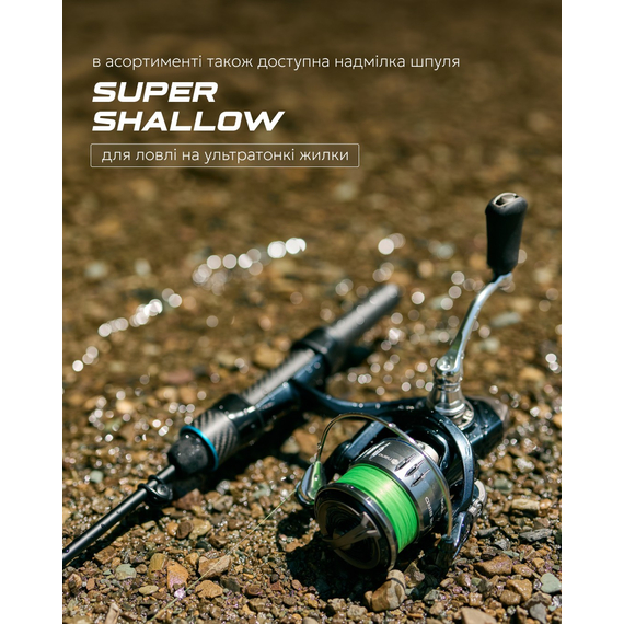 Котушка Favorite Blue Bird 500S (2025), низькопрофільна шпуля, 9+1 підшипник — для ультралайтової риболовлі, Розмір шпулі: 500S, фото , изображение 3