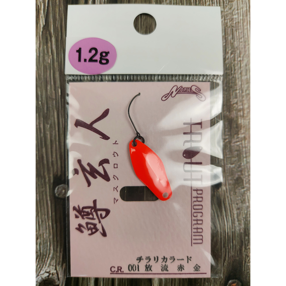 Блешня Nories Masukurouto 23mm 1.2g #001, Вага блешні: 1.2г, Колір блешні: 001, фото , изображение 3