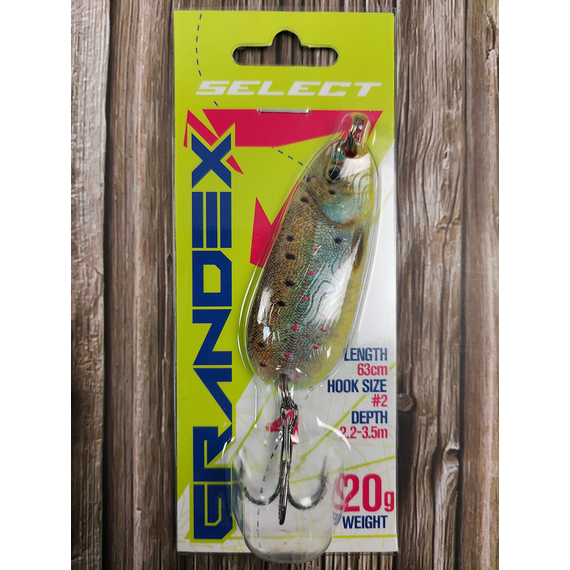 Блешня Select Grandex 20.0g 63mm S47, Вага блешні: 20г, Колір блешні: S47, фото , изображение 5