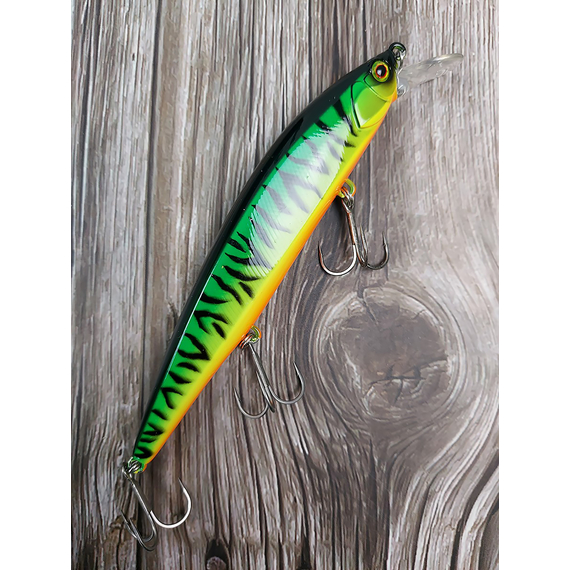 Воблер Jackall Rerange 110SP 110мм 14.8г Hot Tiger Suspending, Размер/Вес: 110мм/14.8г, Цвет воблера: Hot Tiger Suspending, фото , изображение 4