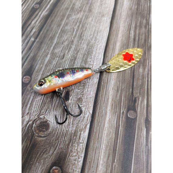 Тейл-спінер Savage Gear 3D Sticklebait Tailspin 80mm 18.0g Brown Trout Smolt, фото , изображение 6