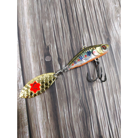 Тейл-спінер Savage Gear 3D Sticklebait Tailspin 80mm 18.0g Brown Trout Smolt, фото , изображение 8