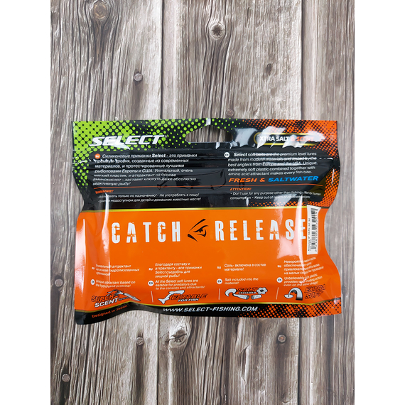 Силикон Select Boozer 4" col.103 (3 шт/упак), Длина силикона: 4.0" (10.16 см), Расцветка силикона: 103, фото , изображение 4