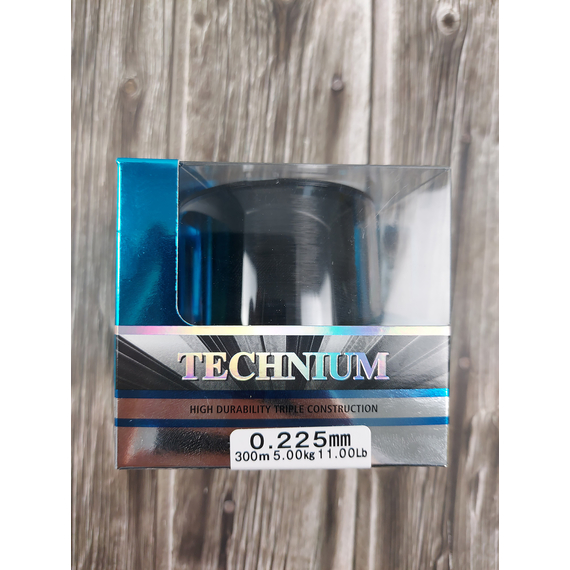 Жилка SHIMANO TECHNIUM 300m 0.255mm 6.1kg (TEC30025PB), Діаметр: 0.255, Розмотування: 300m, фото , изображение 3