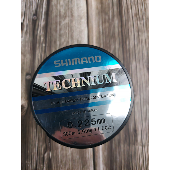 Жилка SHIMANO TECHNIUM 300m 0.255mm 6.1kg (TEC30025PB), Діаметр: 0.255, Розмотування: 300m, фото , изображение 5