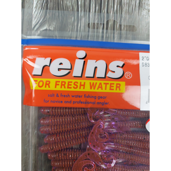 Силікон Reins G-Tail Saturn Micro 2" 583 LOX (20шт/уп), Довжина силікону: 2.0" (5,08 см), Колір силікону: 583 LOX, фото , изображение 4