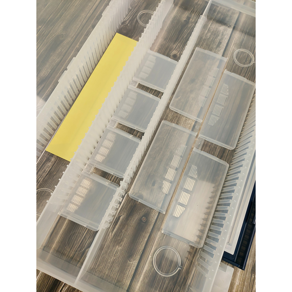 Коробка Meiho Versus VS-3043ND-2 Clear 356×230×50 мм — двостороння для приманок і аксесуарів, фото , изображение 6