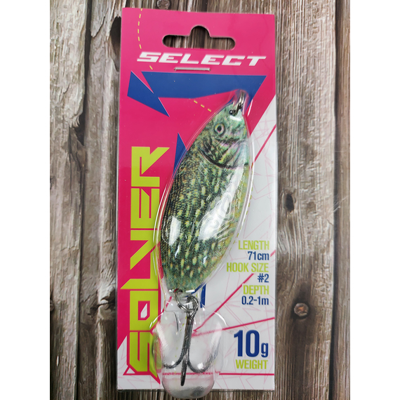 Блешня Select Solver 10.0g 71mm S51, Вес: 10г, Цвет блесны: S51, фото , изображение 3