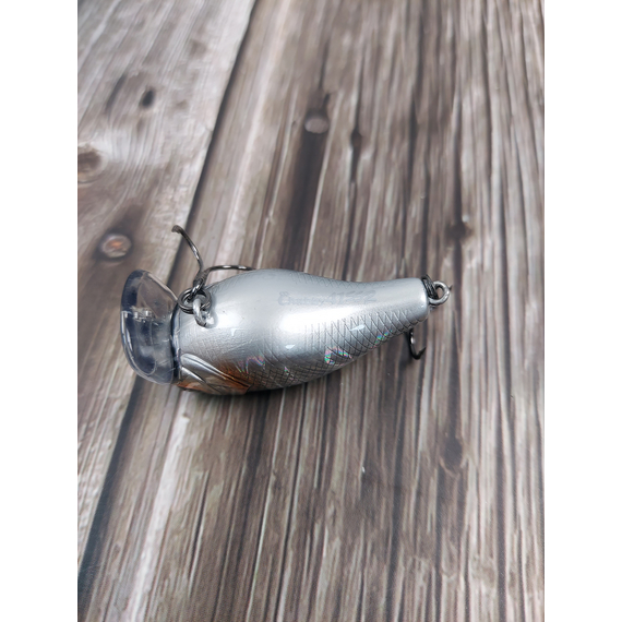 Воблер Jackall Chubby 41F SSR 41mm HL Silver & Black, Размер/Вес: 41мм/5.5г, Цвет воблера: HL Silver & Black, фото , изображение 7