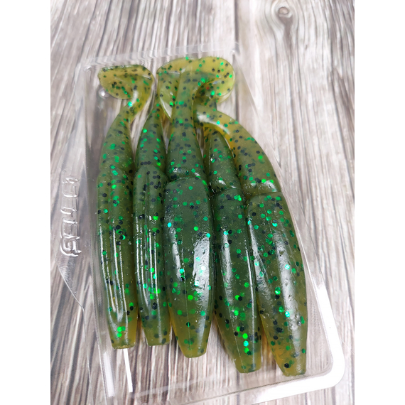 Силикон Select Shad Up 3.5" col.008 (5 шт/упак), Длина силикона: 3.5" (8.89 см), Расцветка силикона: 008, фото , изображение 4