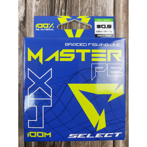 Шнур Select Master PE 100m (салат.) 0.08мм 11кг, Діаметр: 0.08mm, Розмотування: 100m, Колір: салатовый, фото , изображение 6