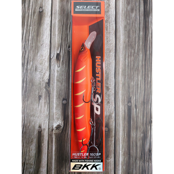 Воблер Select Hustler 160SP 160mm 32.0g #32 (1.7-1.9m), Размер/Вес: 160mm/32g, Цвет воблера: col.32, фото , изображение 2