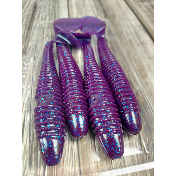 Силікон Select FatFish 4.8" #800 (4 шт / уп), Длина силикона: 4.8" (12.19 см), Расцветка силикона: 800, фото , изображение 5