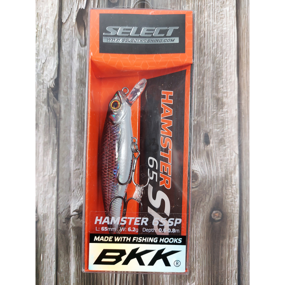 Воблер Select Hamster 65SP 65mm 6.2g S46 (0.6-0.8m), Размер/Вес: 65mm/6g, Цвет воблера: S46, фото , изображение 2