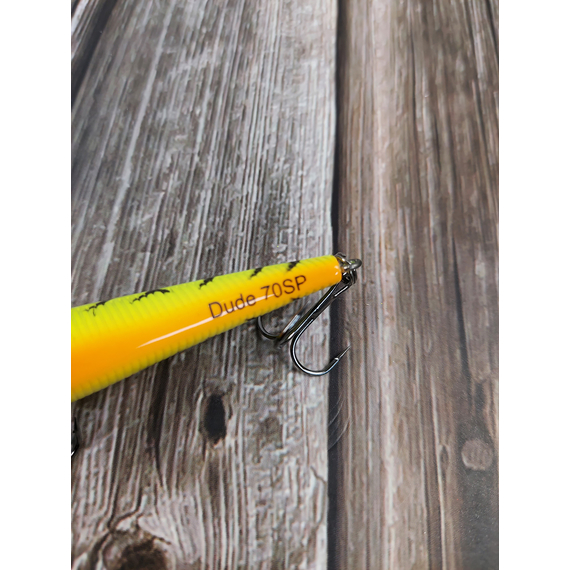 Воблер X-Fish Dude 70SP 70mm 6.5g #098 (0.6-1.5m), Размер/Вес: 70mm/6.5g, Цвет воблера: 098, фото , изображение 7