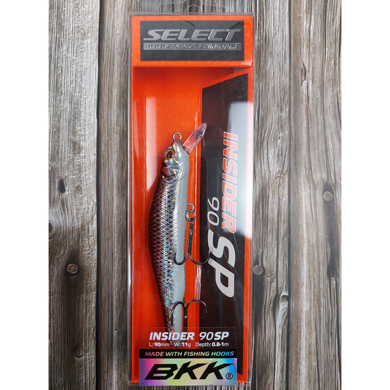 Воблер Select Insider 90SP 90mm 11.0g S46 (0.8-1.0m), Размер/Вес: 90mm/11g, Цвет воблера: S46, фото , изображение 2