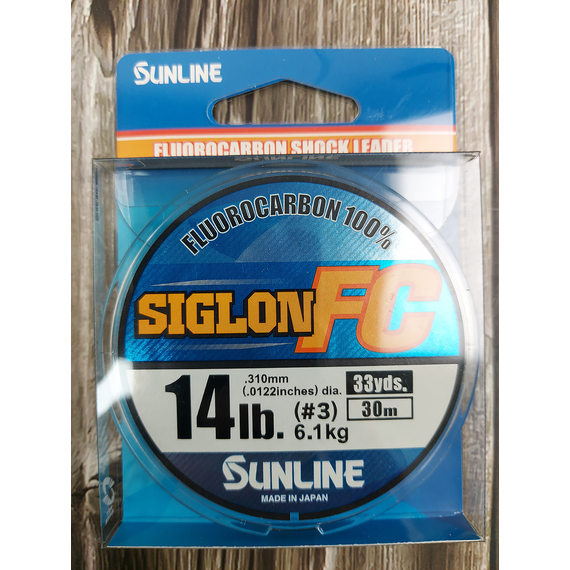Флюорокарбон Sunline SIG-FC 30м 0.310мм 6.1кг поводковый, Діаметр: 0.310, фото , изображение 2