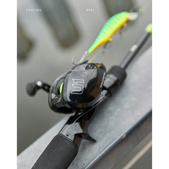 Мультиплікаторна котушка Favorite U1 BC 100HM1-L 2025 — підшип.6+1, швидкість: 7.1:1, ліва ручка, фото , изображение 25