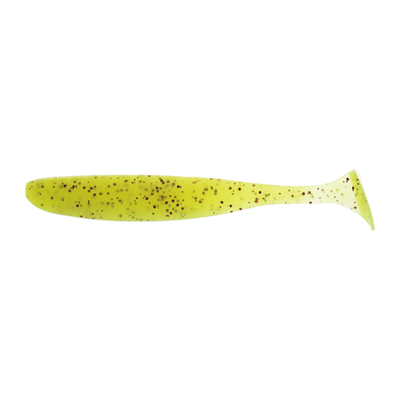 Силікон Keitech Easy Shiner 4" (7 шт/упак), колір:pal#01 chartreuseredflake, Довжина силікону: 4" (10.2 см), Колір силікону: PAL#01 Chartreuse Red Flake, фото , изображение 2