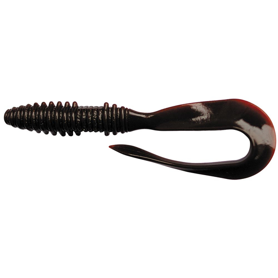 Силікон Keitech Mad Wag Mini 3.5" (10 шт/упак), колір:008 scuppernong, Довжина силікону: 3.5" (8.9 см), Колір силікону: 008 Scuppernong, фото , изображение 2