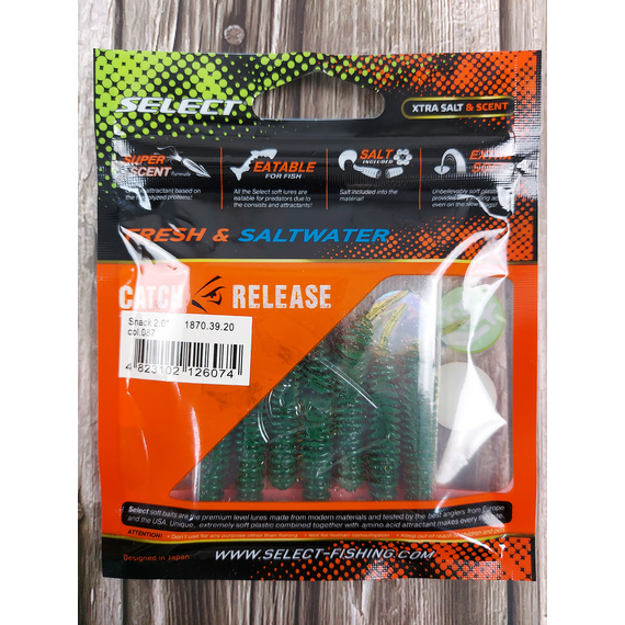 Силікон Select Snack 2.0" col.087 (7 шт/пак), Довжина силікону: 2" (5.2 см), Колір силікону: 087, фото , изображение 4