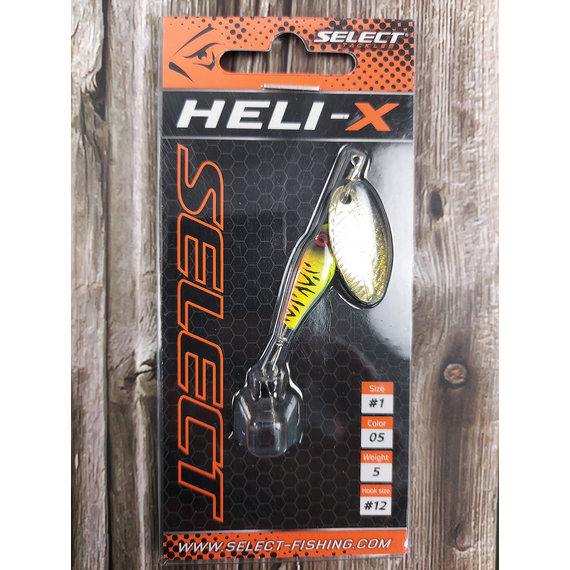 Блешня Select Heli-X №1 5.0g #05, Вага блешні: 5г, Колір блешні: 05, фото , изображение 2